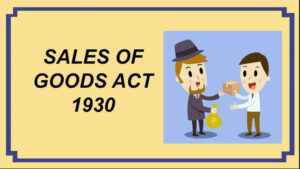 Sales of goods Act